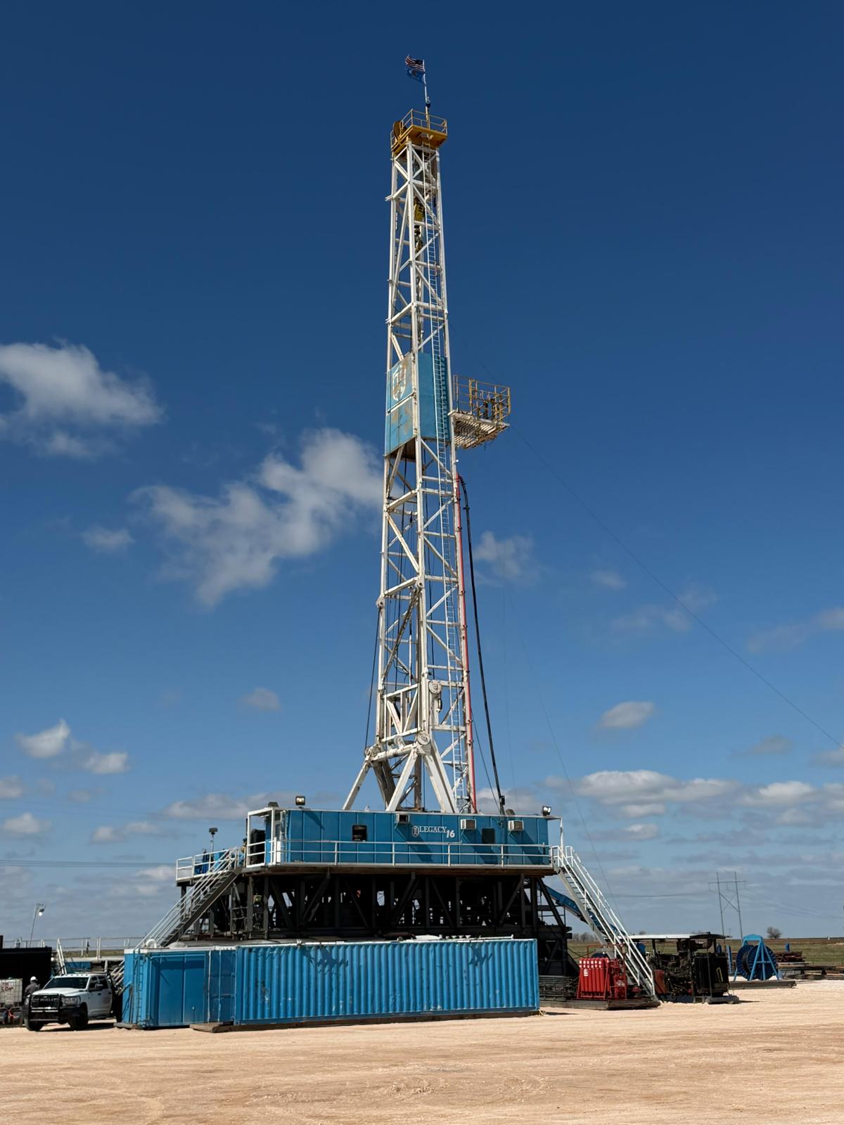 The Pioneer 1-8H well site, Garfield County, Oklahoma